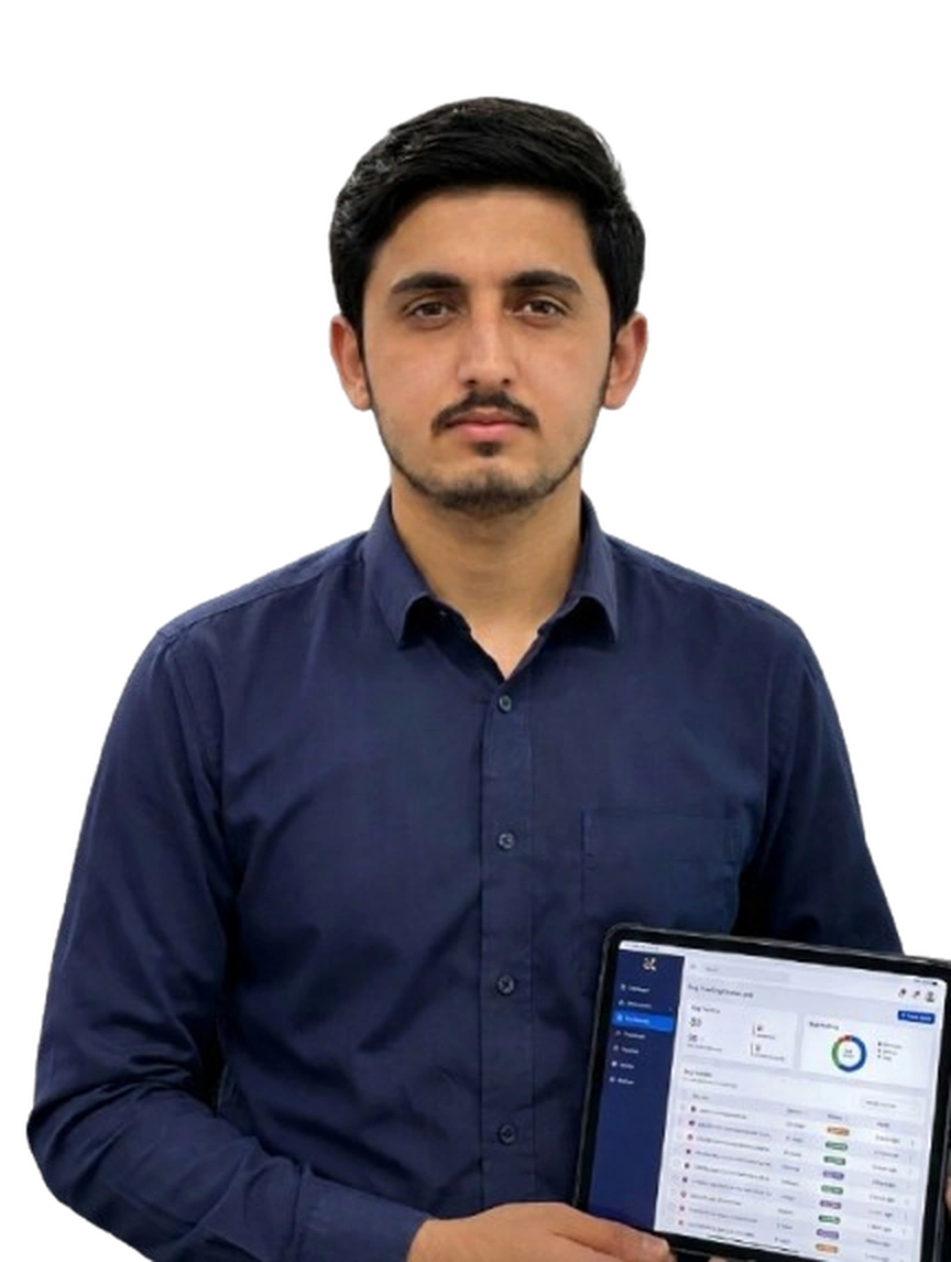 Raja Rafay, team member and QA ENGINEER